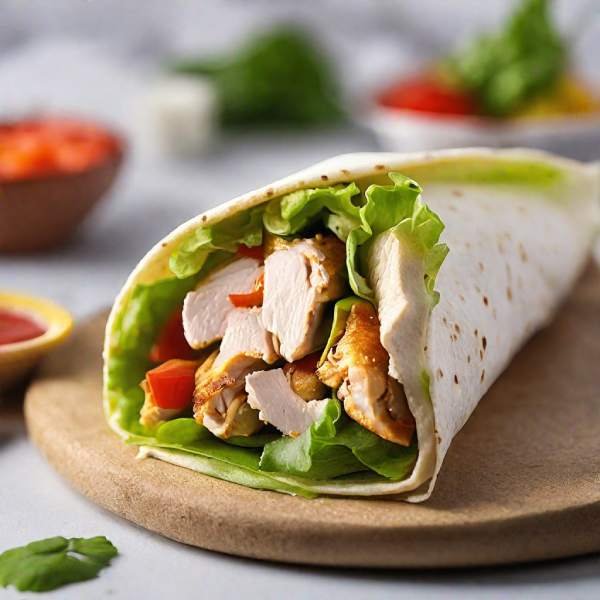 WRAPS DELICIOUS WRAPS FILLED WITH MOUTH-WATERING INGREDIENTS
